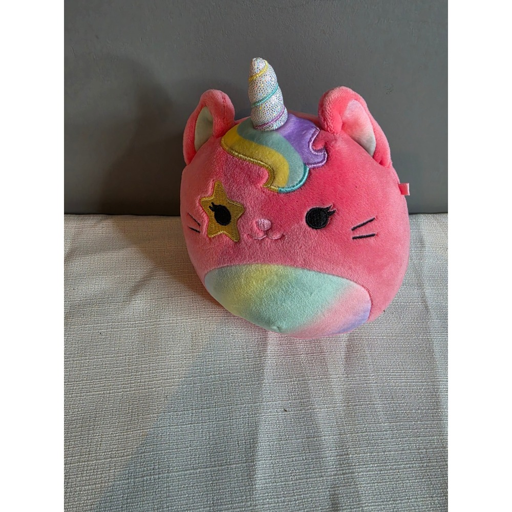 Squishmallows Feodora the Caticorn Pink Rainbow Cat Unicorn Plush 5 inch